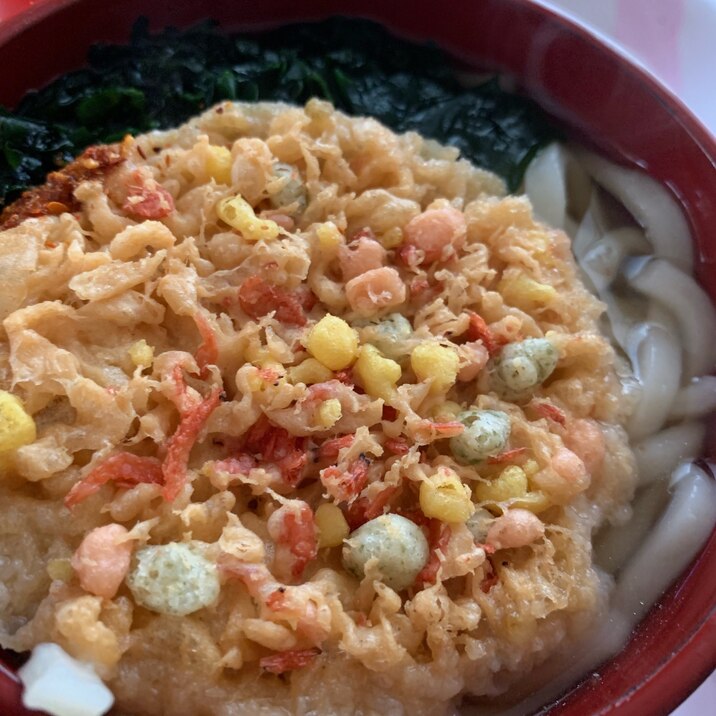 市販のかき揚げを使って美味しいうどん♡